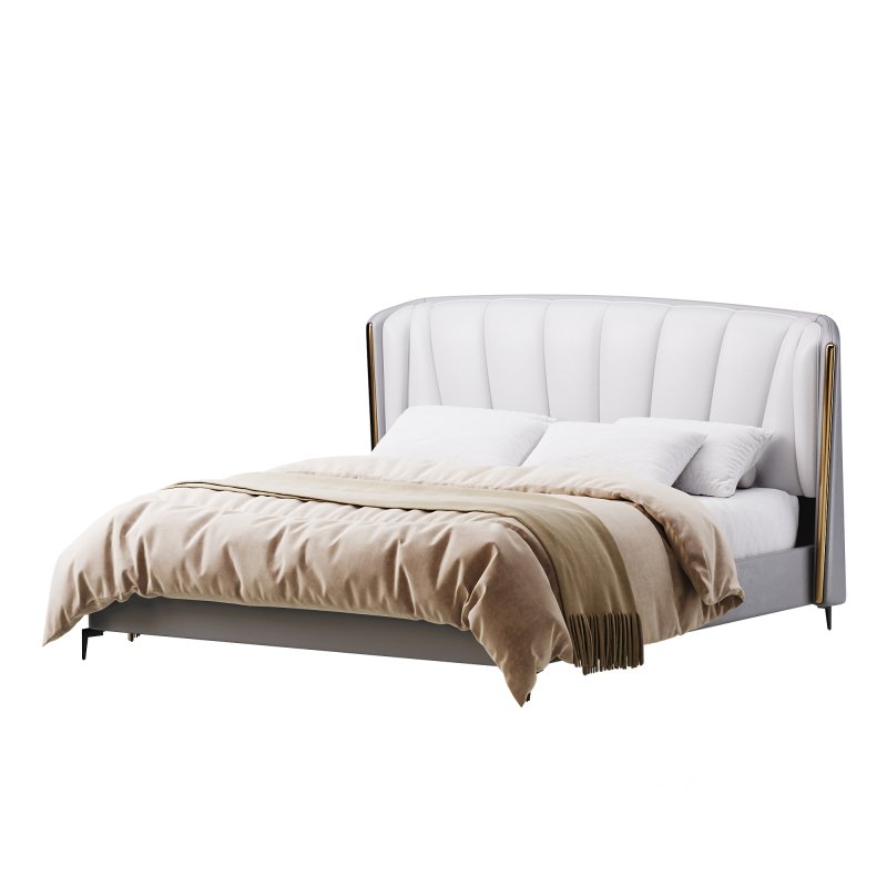 Wingback Headboard Bed Image 8
