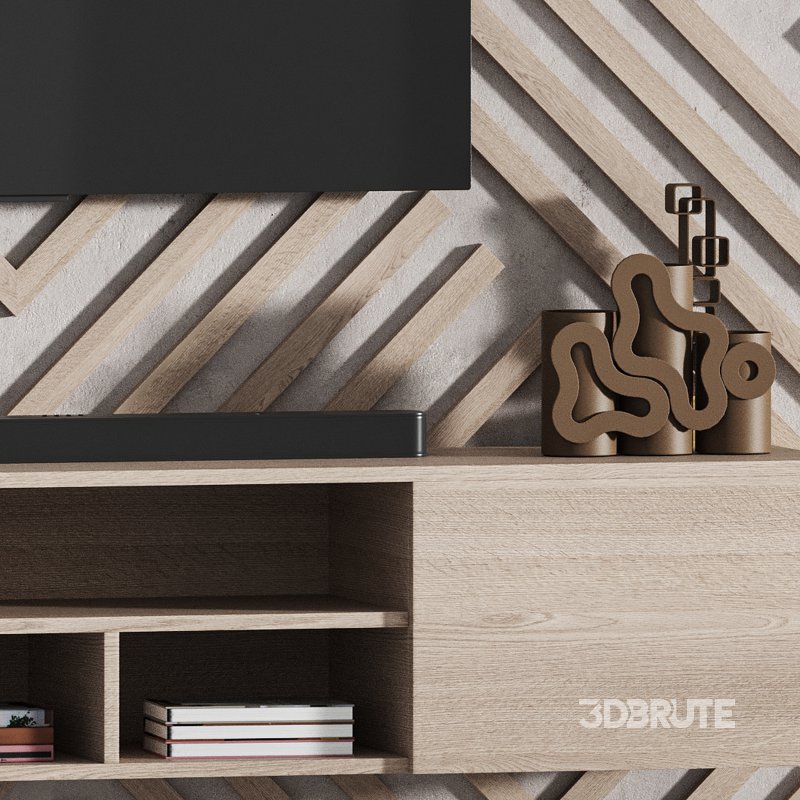 Modern TV Wall 020 Image 13