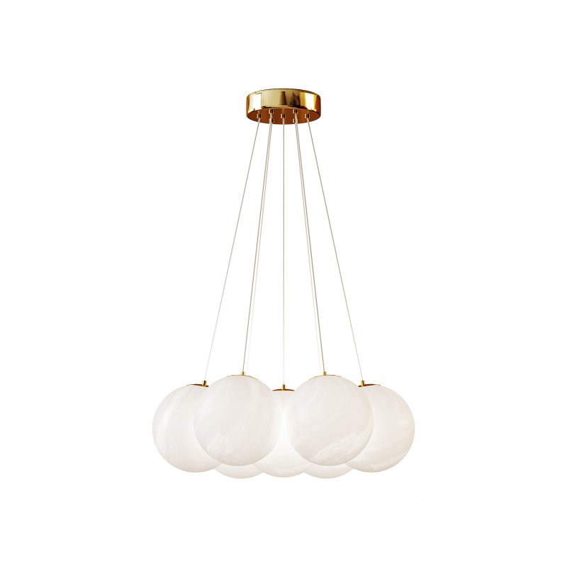 Glass Bubble Chandelier Image 3