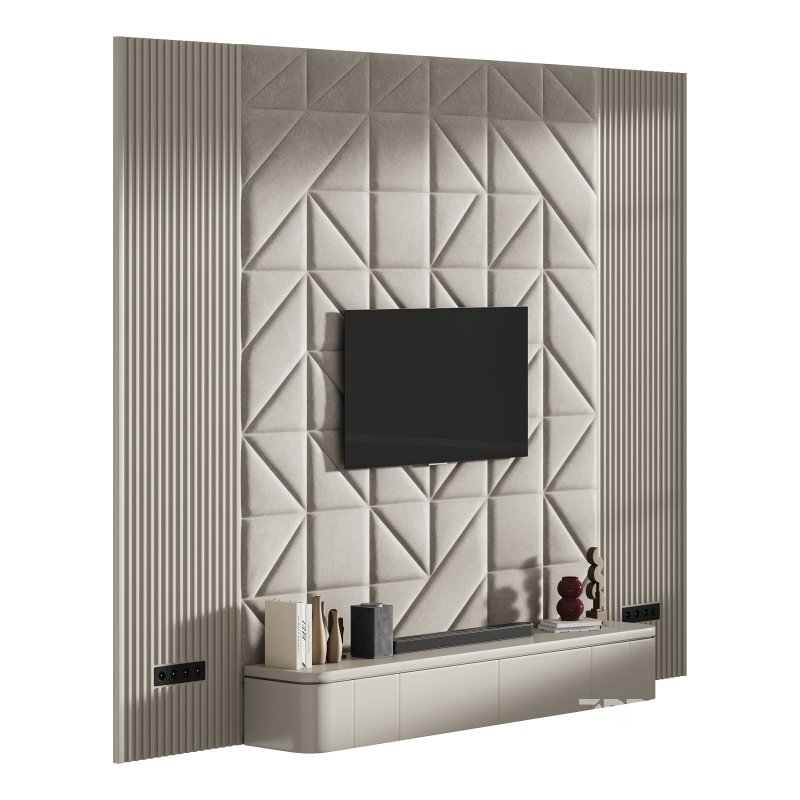 Modern TV Wall 033 Image 3