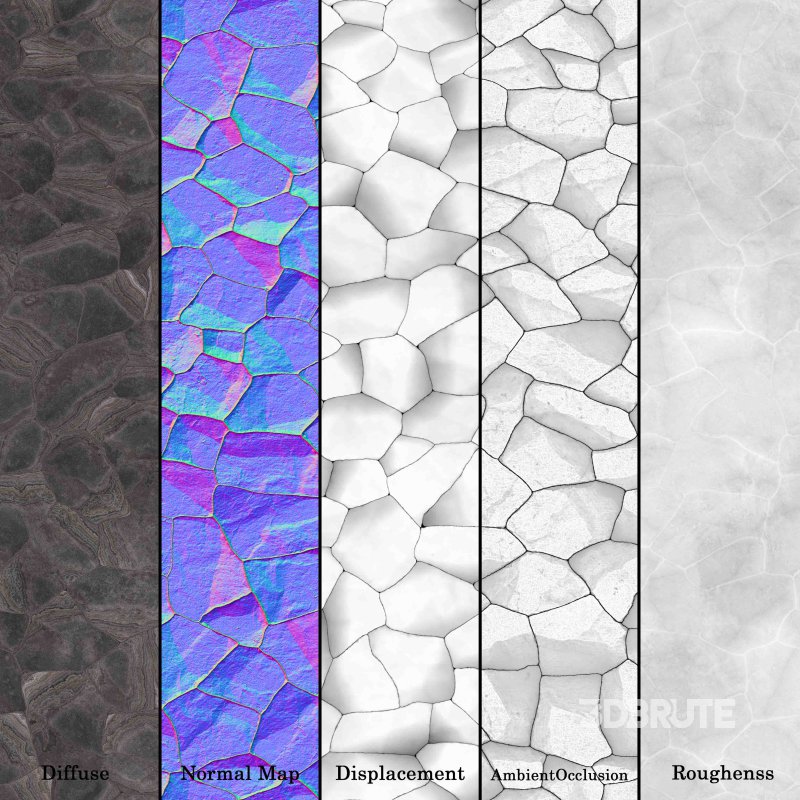 Stone Wall 14 (Seamless) Image 6