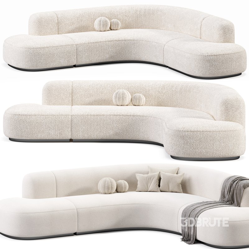 Eichholtz Sofa Bjorn Boucle Sand Image 5