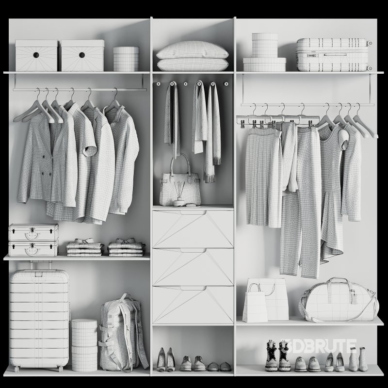 Clothing, shoes and accessories for wardrobe or shop 02 Image 2