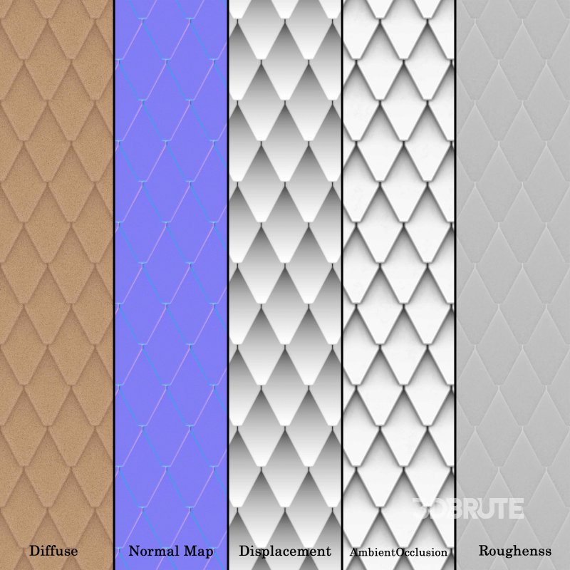 Saga Round Tile 05 – Seamless Image 5