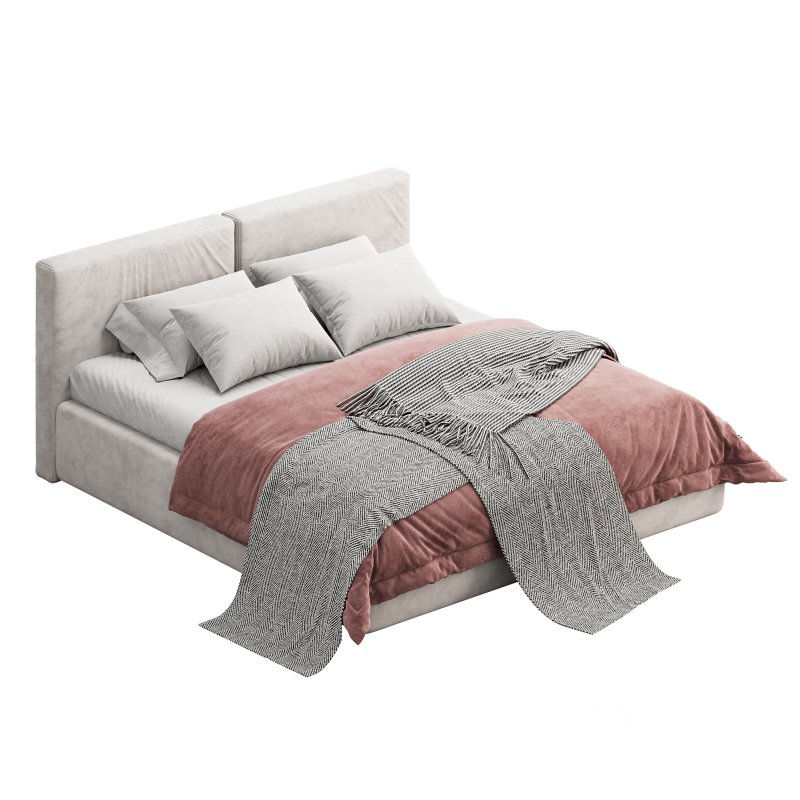 Foster Bed 180 Velvet Smoke Image 3