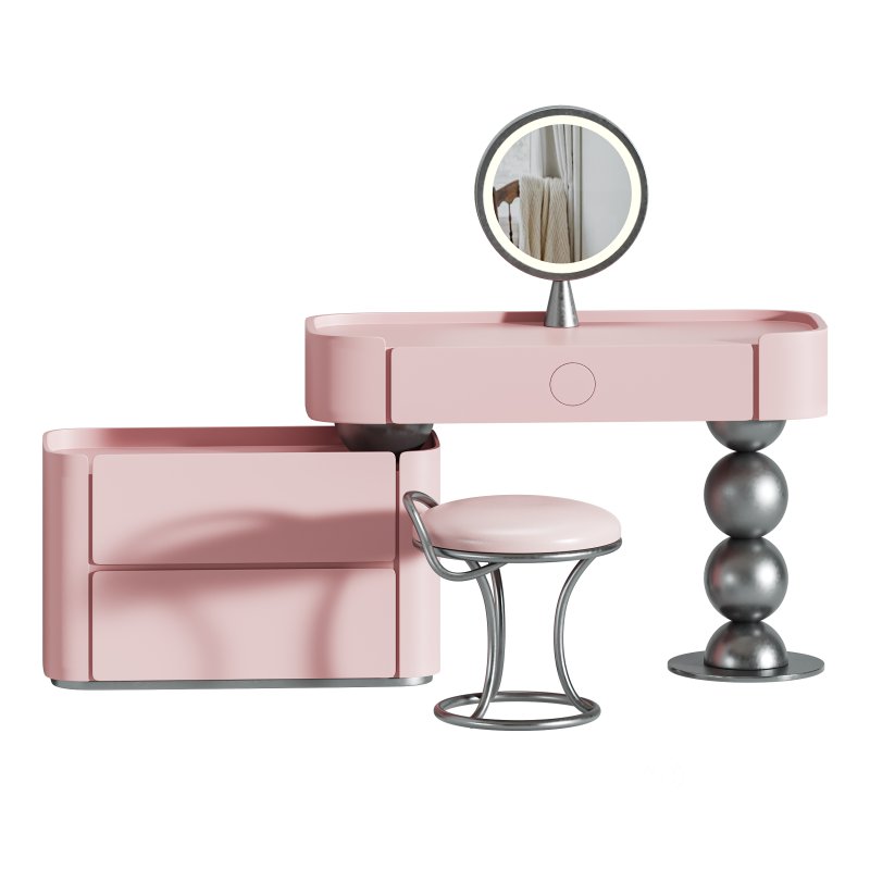 Orren Ellis Ensemble de meuble-lavabo contemporain en bois massif de luxe contemporain Image 9