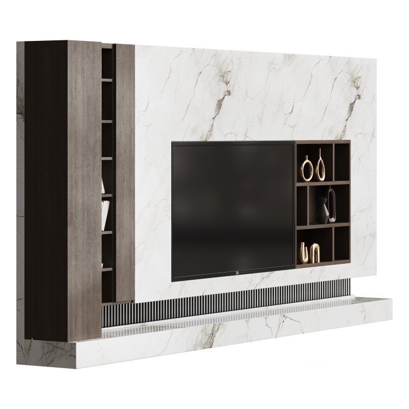 Modern TV Wall 01 Image 5