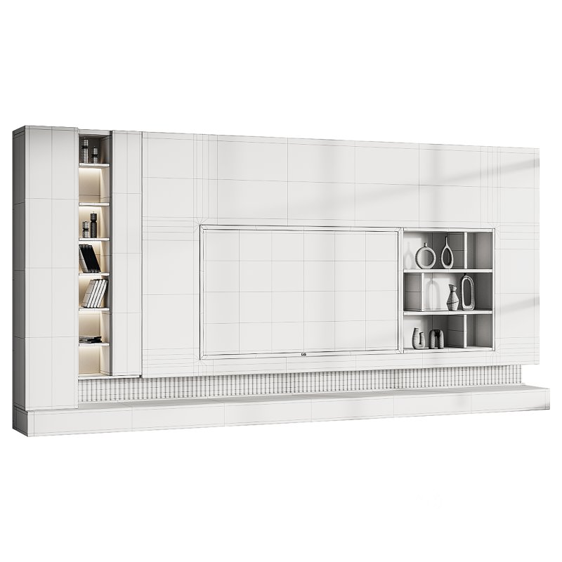 Modern TV Wall 01 Image 14