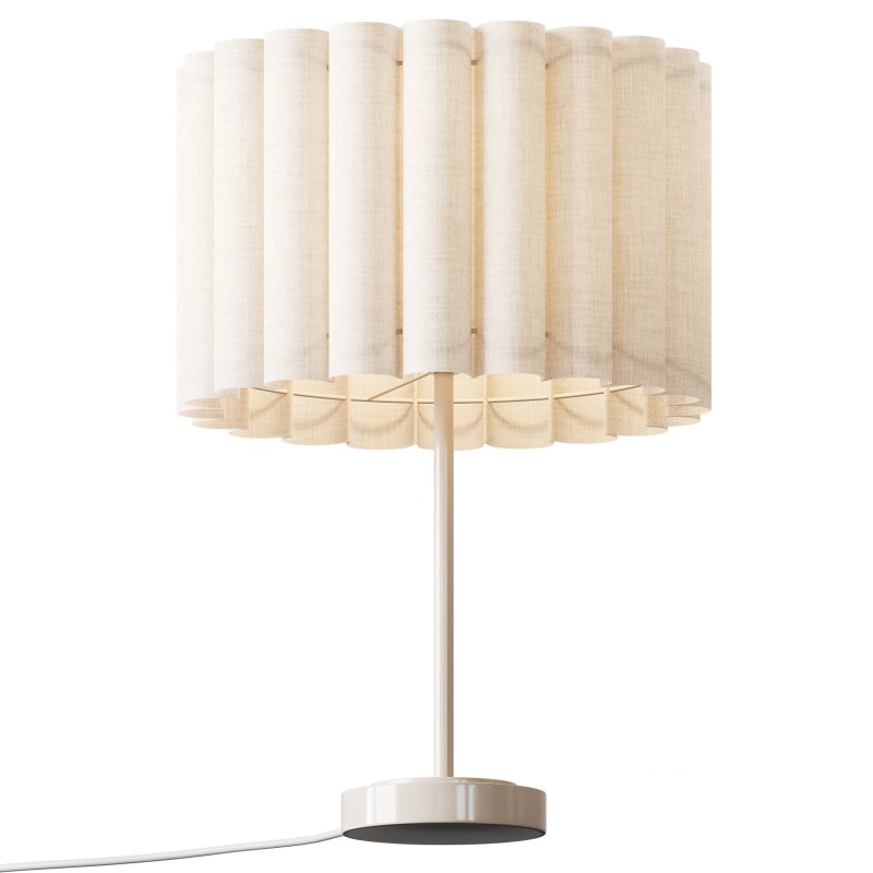 Tafellamp Lucina van linnen Image 7
