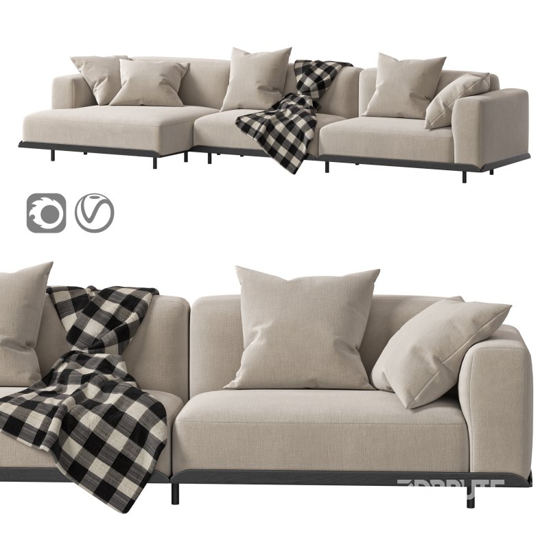Arflex Claudine L Sofa Image 3