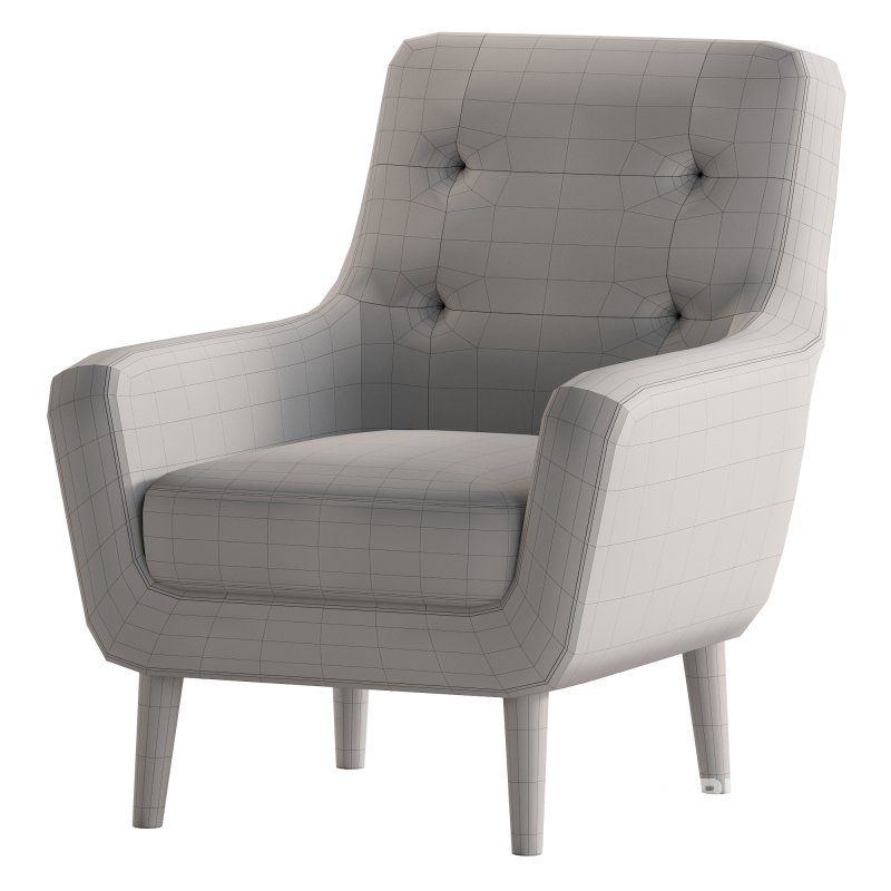 Armchair Vitio Gene Gray Image 3