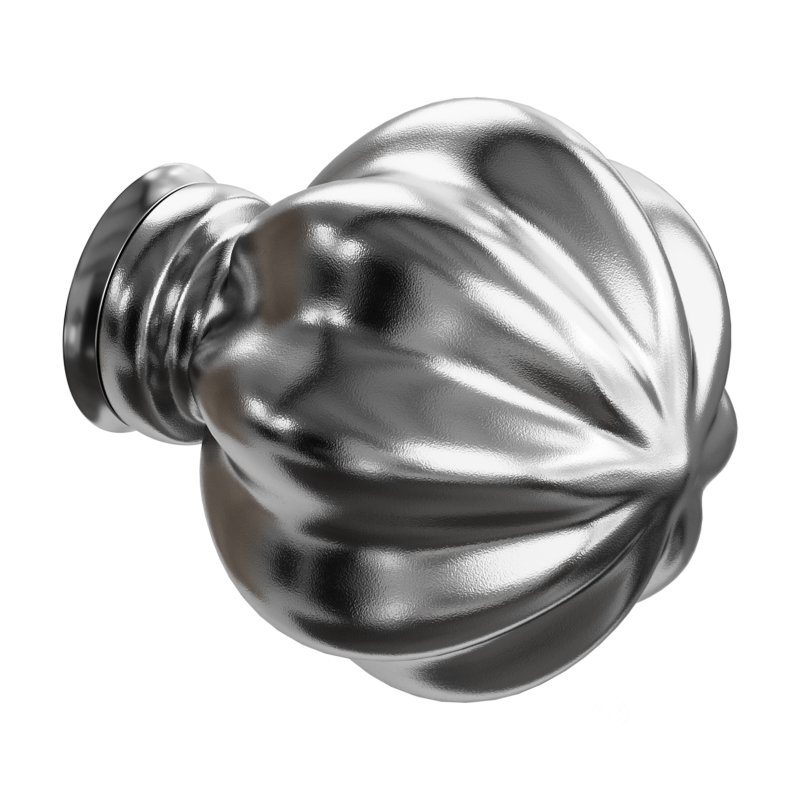 Cabinet Knob Wrought Iron Mission 1.5″ Dia Image 4