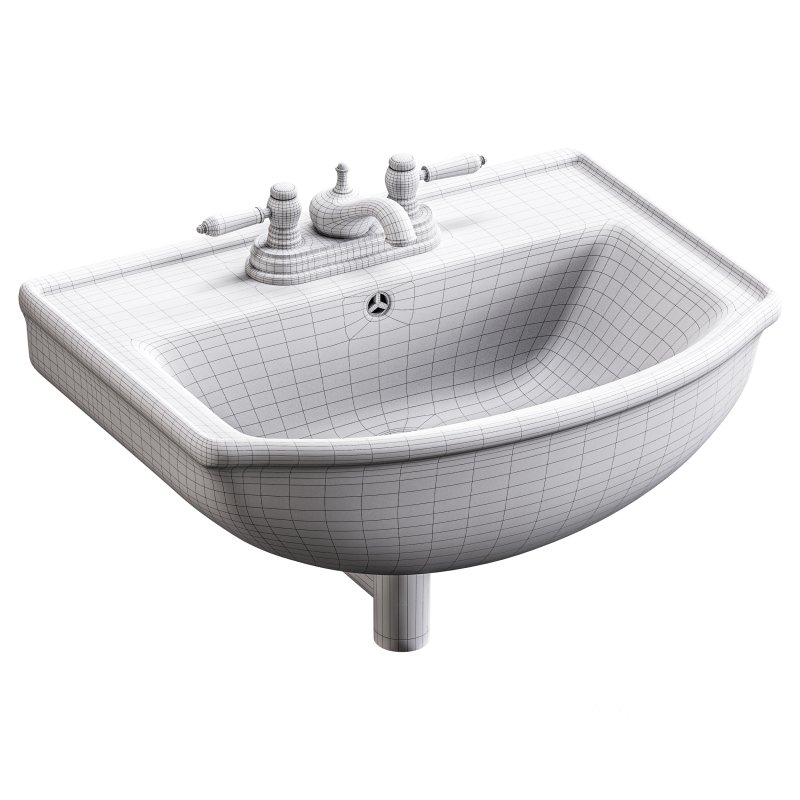 Wall Mounted Bathroom Sink Image 13