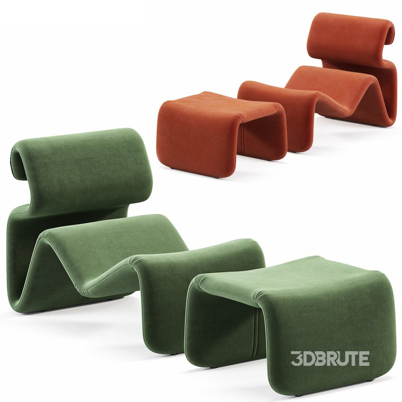 Etcetera Lounge Chair Sand Beige Image 4