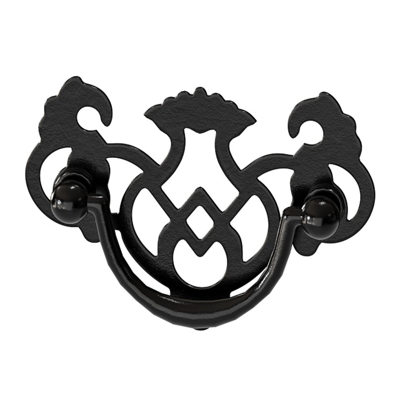 Chippendale Bail Pull Bright Solid Brass Image 7