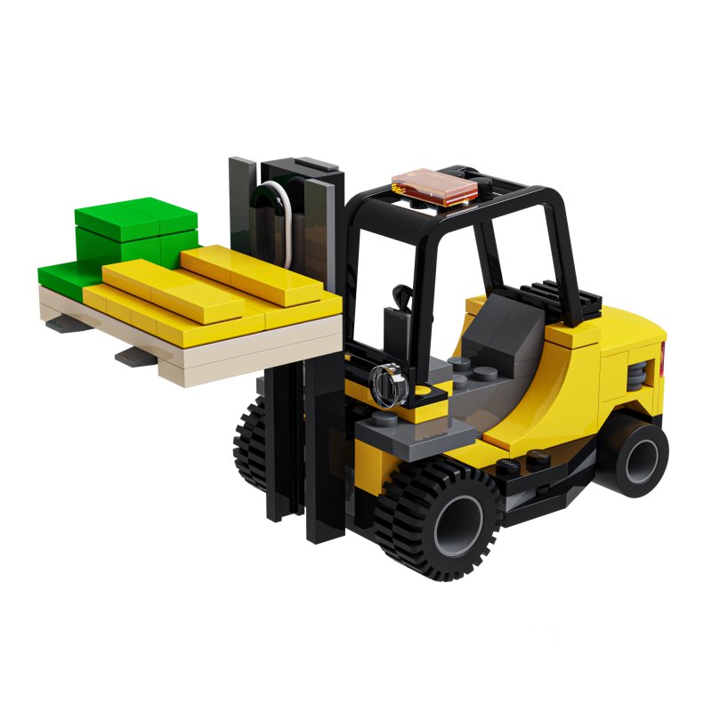 Lego 60198 Forklift truck Image 1