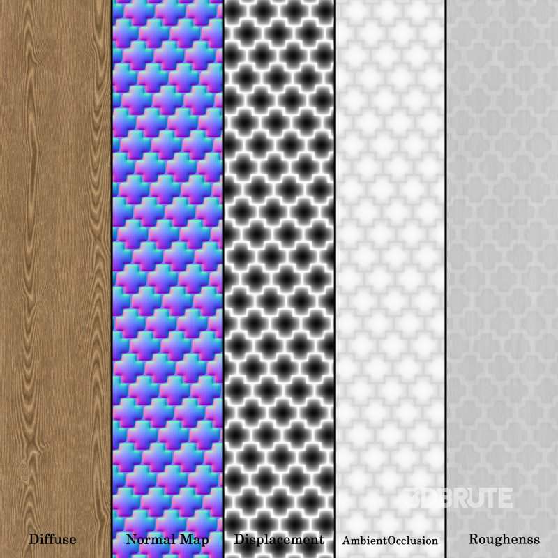 Art Wood 10 (Curve Wood-Seamless) Image 5