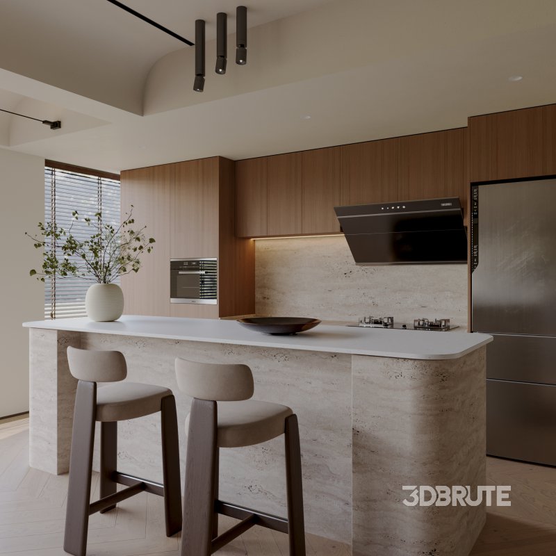 Living Room Dining Room Kitchen Image 7