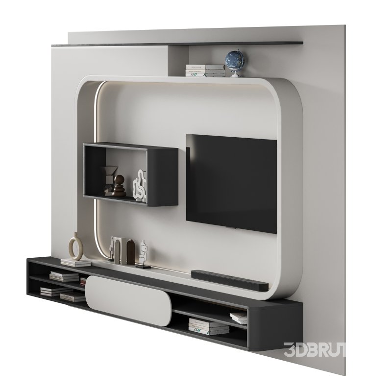 Modern TV Wall 023 Image 5