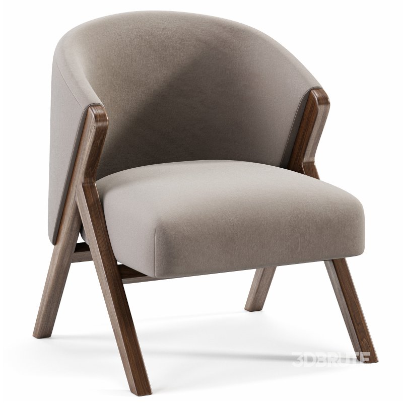 UPHOLSTERED BOUCLE ARMCHAIR By Zarahome Image 2