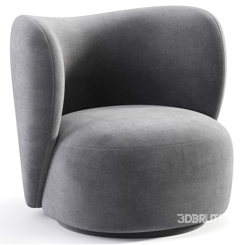 Rico Lounge Chair Boucle Image 2