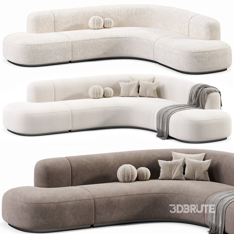 Eichholtz Sofa Bjorn Boucle Sand Image 1