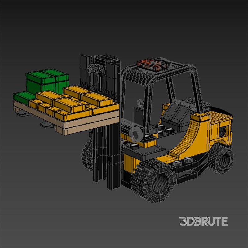 Lego 60198 Forklift truck Image 5