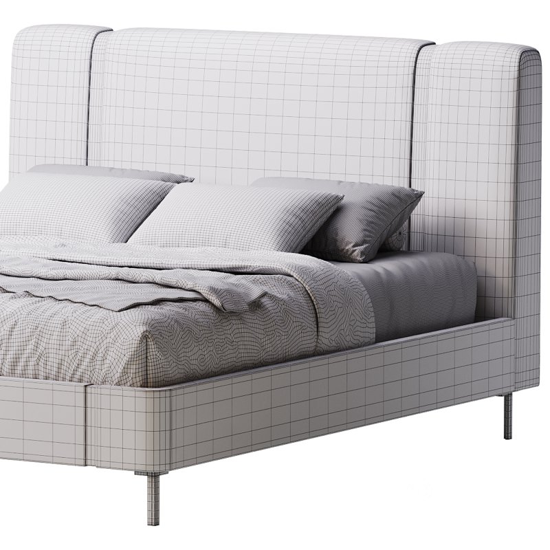 Solid Color Sponge Rectangle Natural Pallet Bed Image 15