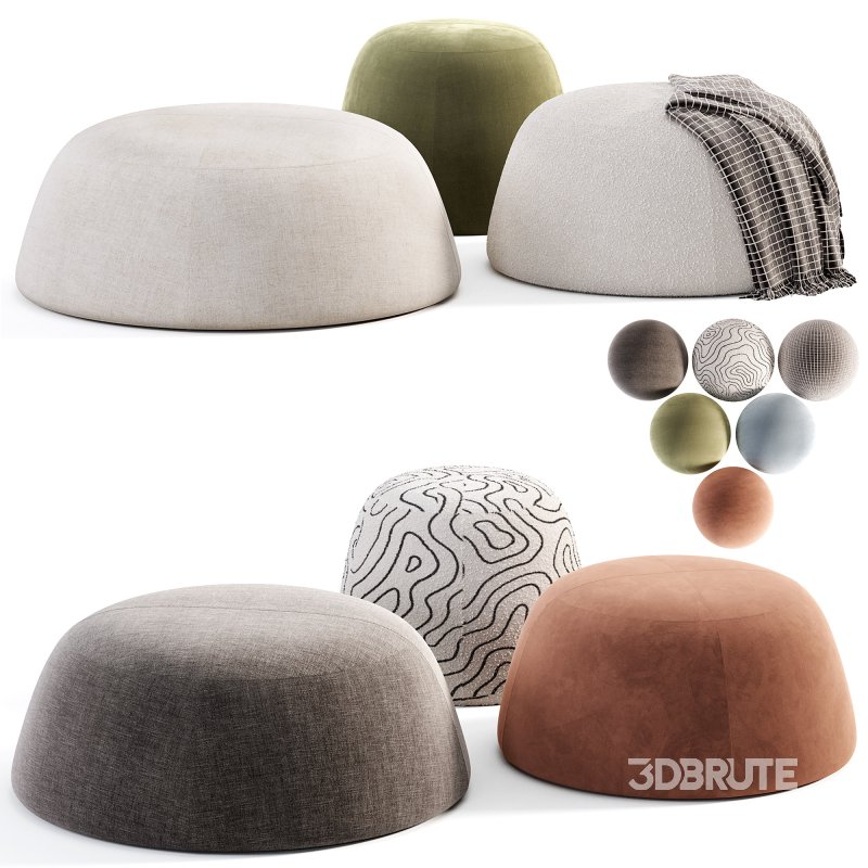 FUJI Pouf By MDF Italia Image 1