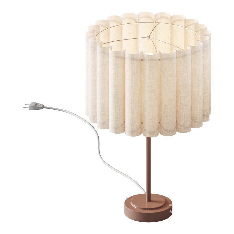 Tafellamp Lucina van linnen Image 5