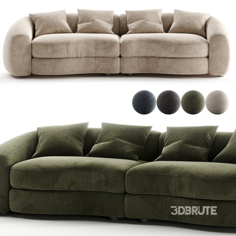 Fable Performance Fabric 3 Seater Sofa Image 5