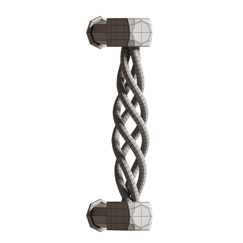 Drawer Pull Cabinet Birdcage Black Wrought Iron Image 14