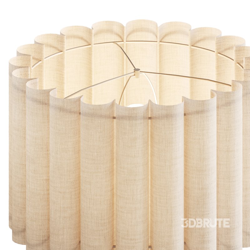 Tafellamp Lucina van linnen Image 12