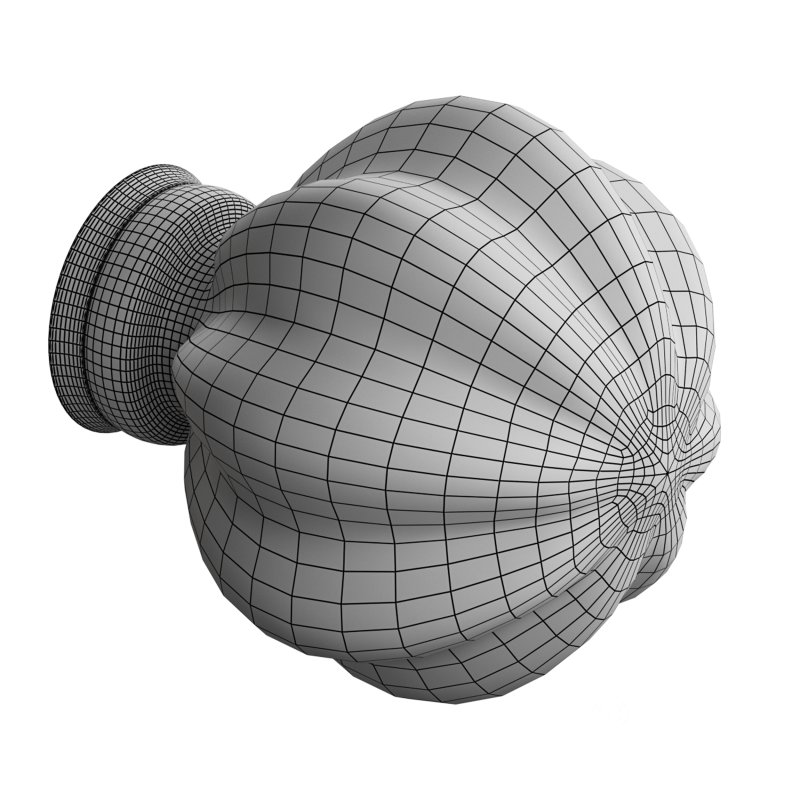 Cabinet Knob Wrought Iron Mission 1.5″ Dia Image 14