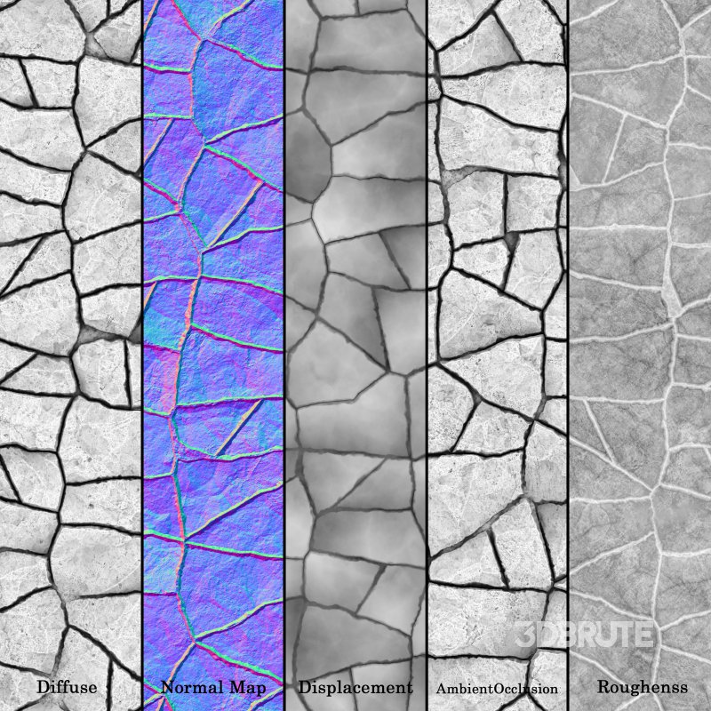 Stone Wall 04 (Seamless) Image 5