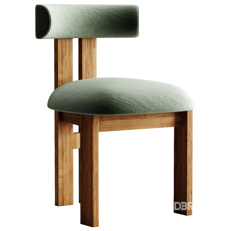 Ceremonie Natural Boucle Dining Chair by Athena Calderone Image 1