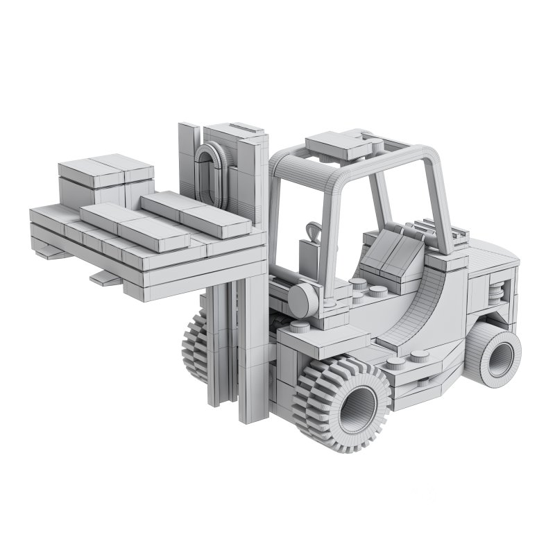 Lego 60198 Forklift truck Image 4