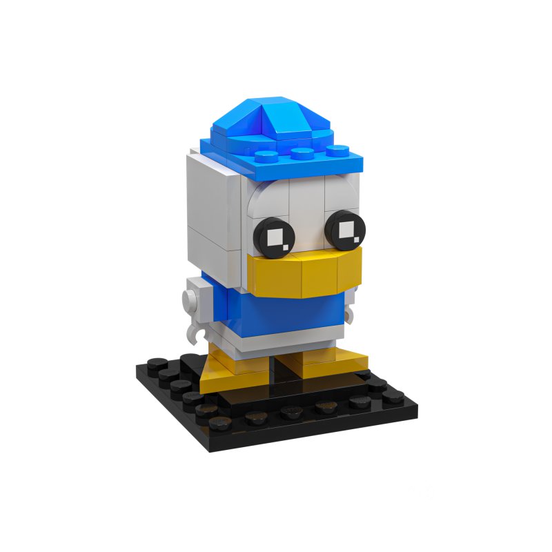 Lego Scrooge McDuck Huey Dewey Louie Image 4