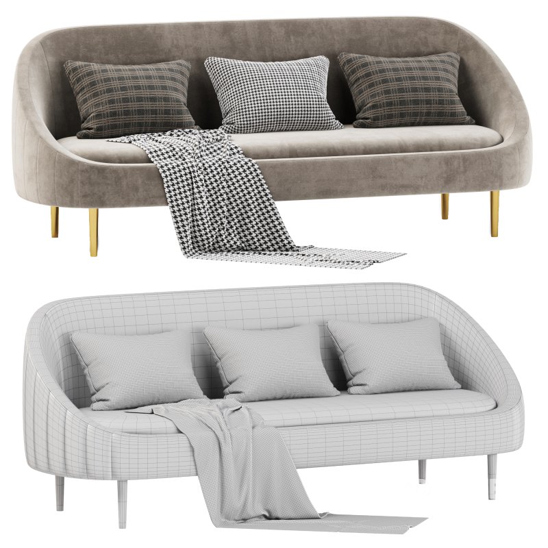 Sublime Curved Sofa Image 2