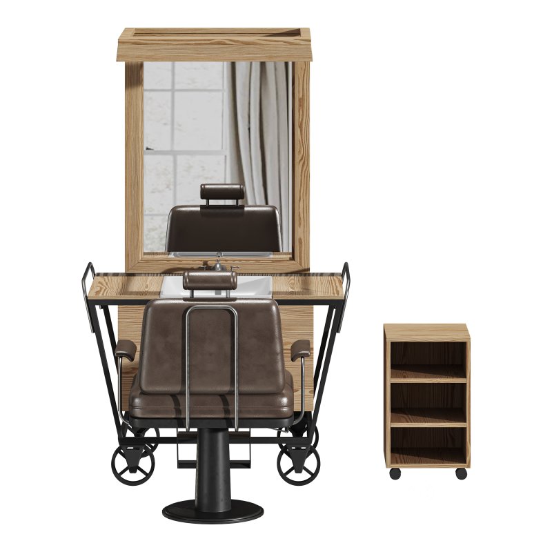 Barbershop Interior Design and Fit Image 11