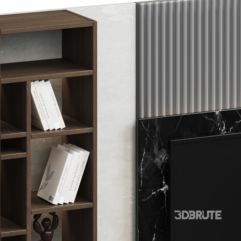 Modern TV Wall 02 Image 12