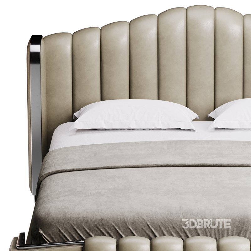 Glam Style Bed Image 7