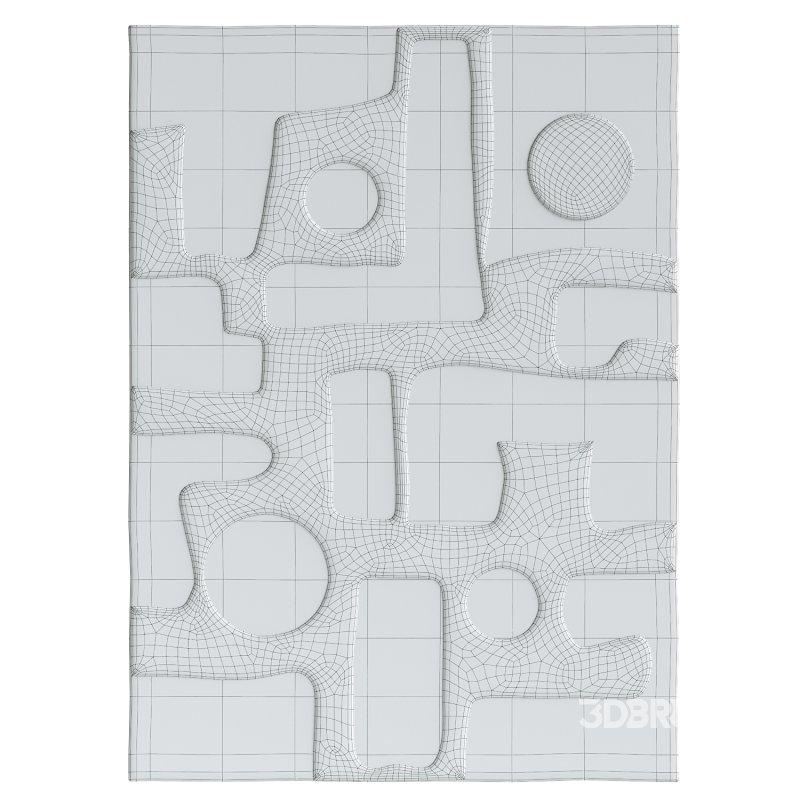 Hadessa Textured Geometric Rug Image 1