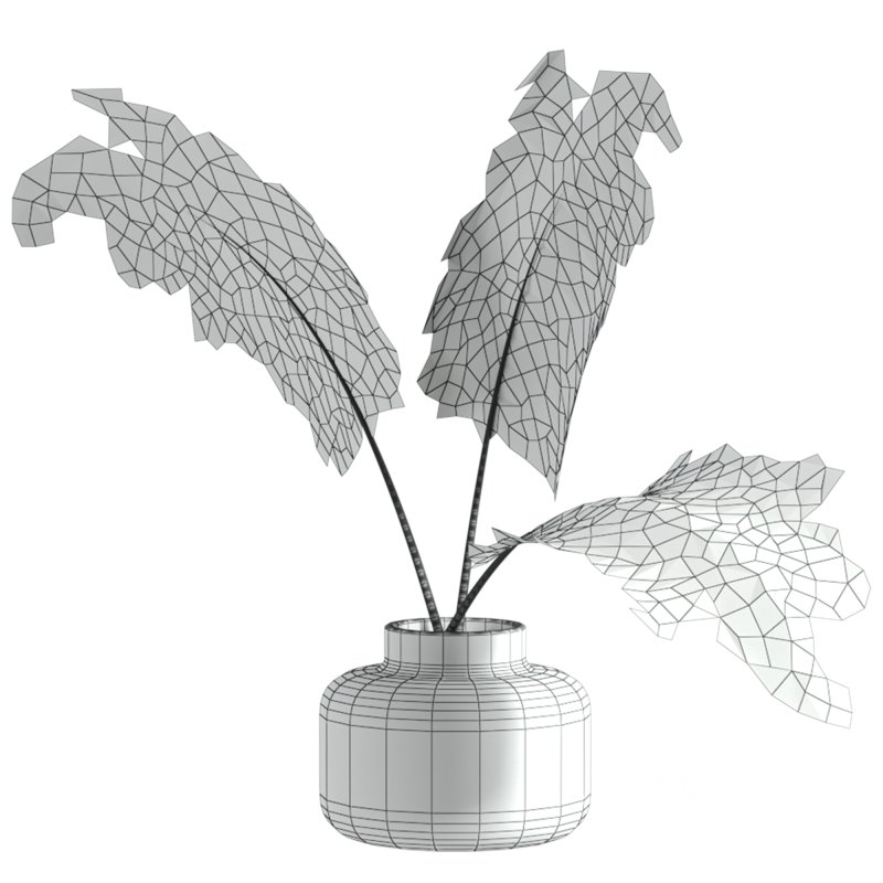 leaf and vase Image 3