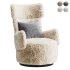Boris Beige Armchair - Thumbnail 3