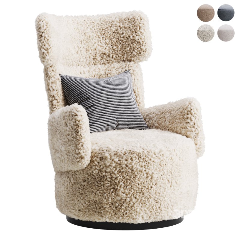Boris Beige Armchair Image 3