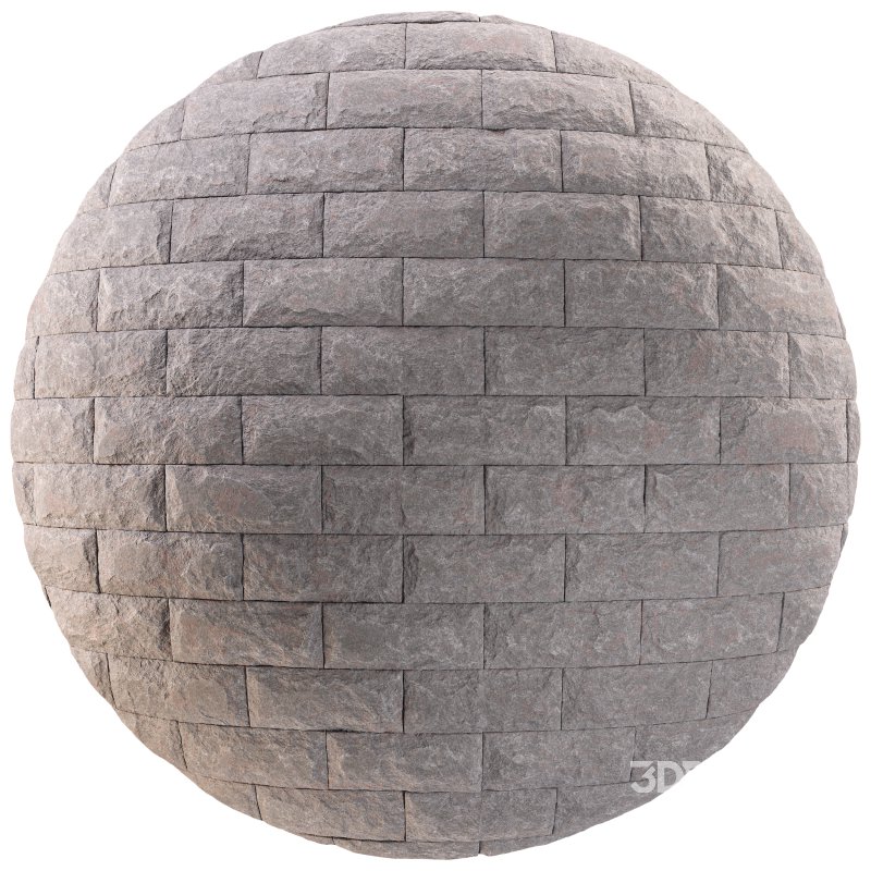 Brick Rockface 02 (Seamless) Image 2