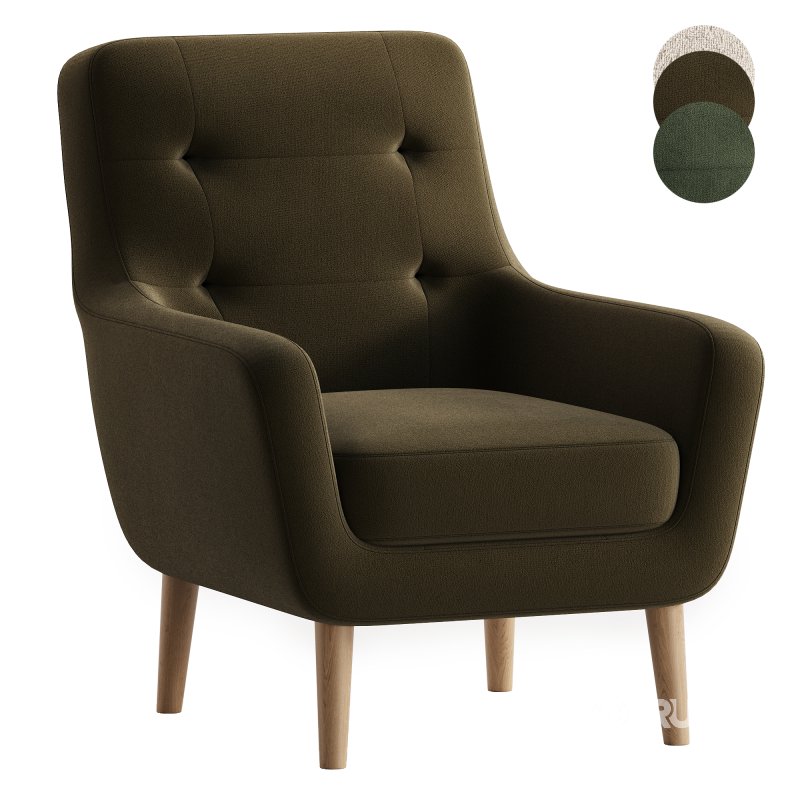 Armchair Vitio Gene Gray Image 1