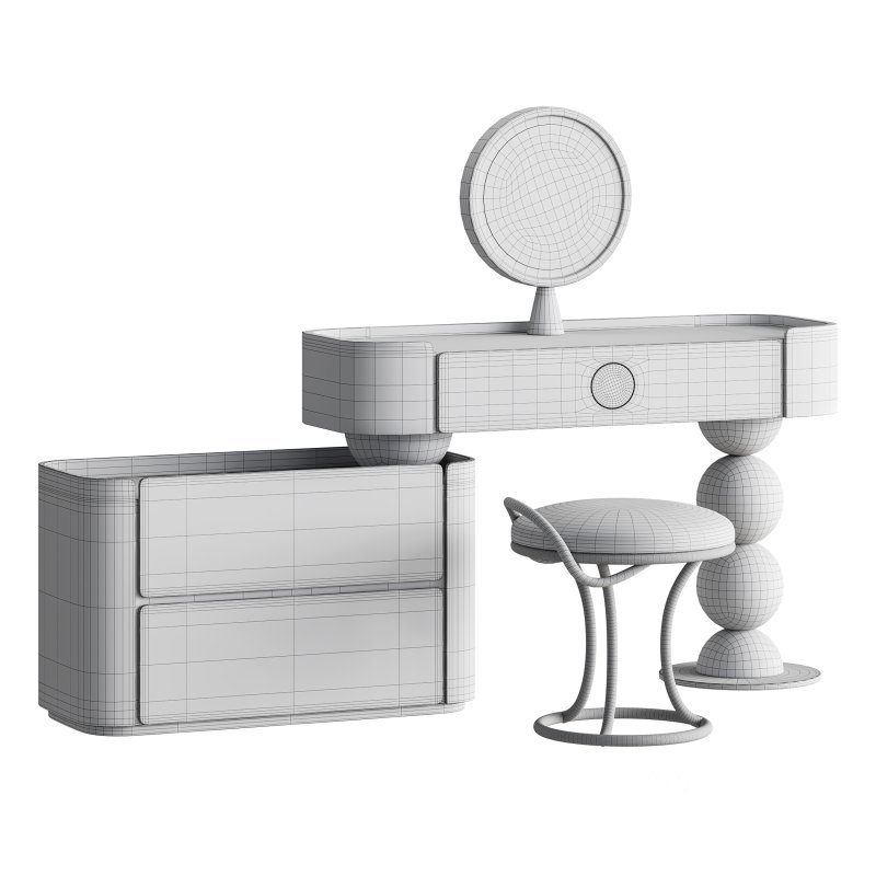 Orren Ellis Ensemble de meuble-lavabo contemporain en bois massif de luxe contemporain Image 14