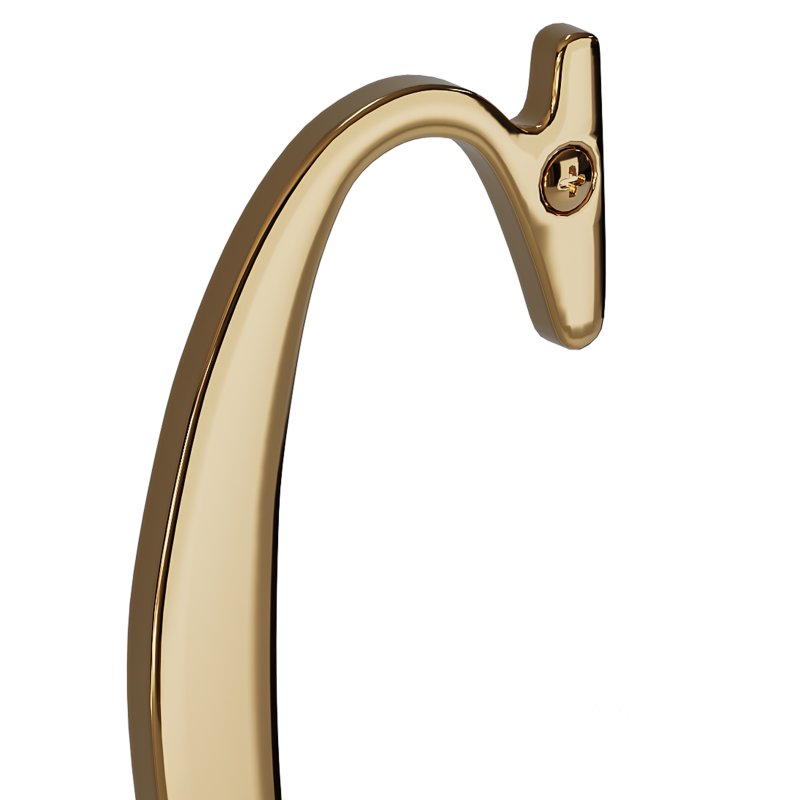 House Letter Solid Bright Brass Wall Mount C Letter Image 13